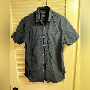 Men’s navy button down Banana Republic